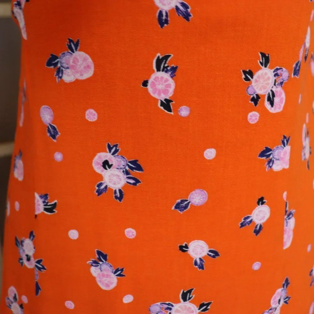 Free People Like A Lady tangerine Babydoll Dress Size S - Picture 8 of 14